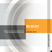SEM DRAGON: iP-100 Quick Start Manual
