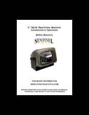 Sentinel MO52 Installation & Operation Manual
