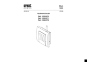 urmet domus 1033/470 Installation And User Manual