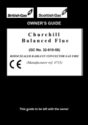 Valor CHURCHILL 32-810-58 Owner's Manual
