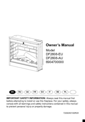 Dimplex DF2608-EU Owner's Manual