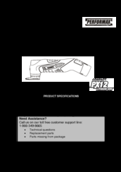 Performax COMPACT PX12 LITHIUM-ION Owner's Manual