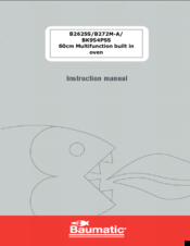 Baumatic bk954pss User Manual