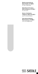 SSS Siedle HT 840-0 Operating Instructions Manual