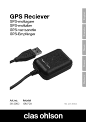 Clas Ohlson GM720 Instruction Manual