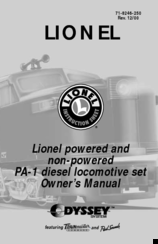 Lionel Alco PA-1 Owner's Manual