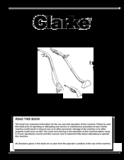 Clarke 59230A Operator's Manual And Parts List