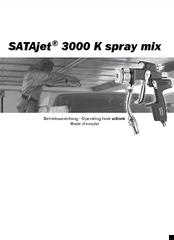 SATA jet3000 K Operating Instructions Manual