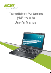 Acer TravelMate P2 Series User Manual