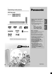 Panasonic DMR-EX81S Operating Instructions Manual