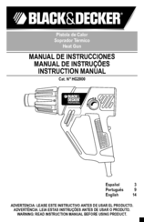 Black & Decker HG2000 Instruction Manual