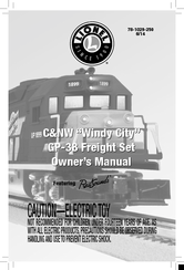 Lionel C&NW WINDY CITY GP-38 Owner's Manual