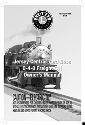 Lionel Jersey Central Yard Boss 0-4-0 Owner's Manual