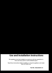 Cannon ICON 1000 Use And Installation Instructions