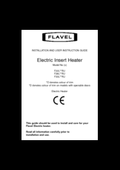Flavel F22L**RU Series Installation And User Instruction Manual