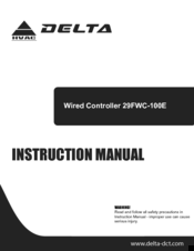 Delta 29FWC-100E Instruction Manual