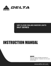 Delta 80UT013J24 Instruction Manual