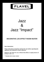 Flavel Jazz Impact User Instructions