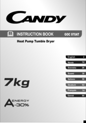 Candy GOC 970AT Instruction Book