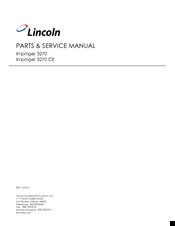 Lincoln Impinger 3270 Parts & Service Manual