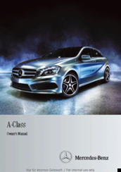 Mercedes-Benz 2012 A-Class Owner's Manual
