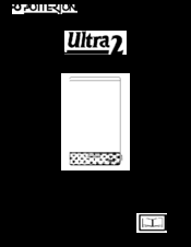 Potterton Ultra 2 Installation & Service Instructions Manual