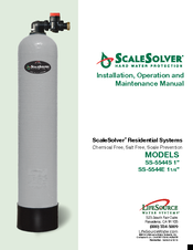 LifeSource ScaleSolver SS-5544S Installation, Operation And Maintenance Manual