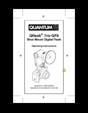 Quantum Qflash Trio QF8 Operating Instructions Manual