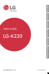 LG LG-K220 User Manual