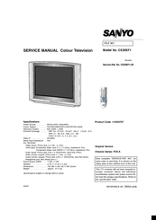Sanyo ce29ef1 Service Manual