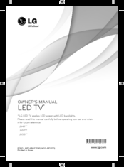 LG LB58 Owner's Manual
