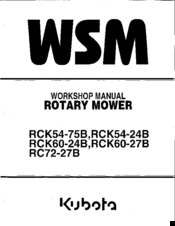 wsm RCK60-24B Workshop Manual