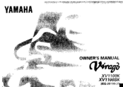 Yamaha 1998 Virago XV1100K Owner's Manual