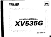 Yamaha 1995 XV535G Owner's Manual