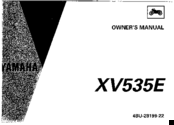 Yamaha 1993 XV535E Owner's Manual