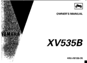 Yamaha 1992 XV535B Owner's Manual