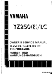 Yamaha 1993 YZ250E/LC Service Manual