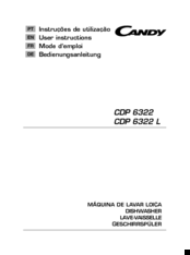 Candy CDP 6322 User Instructions