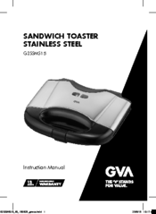 GVA G2SSMS15 Instruction Manual