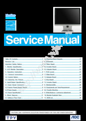 AOC 511Vwb Service Manual