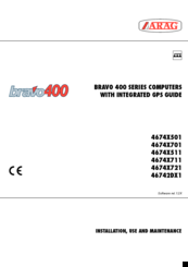 ARAG 4674X721 Installation, Use And Maintenance Manual
