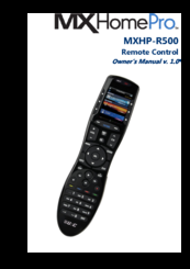 MX MXHP-R500 Owner's Manual
