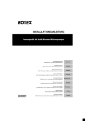 Rotex RKHBH008AA Installation Manual