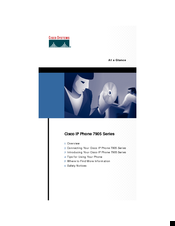 Cisco 7905 serie Manual