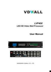Vdwall LVP40X User Manual