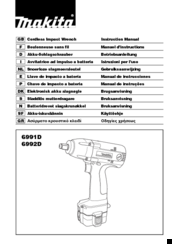 Makita 6991D Instruction Manual