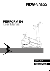 Flow Fitness PERFORM B4 User Manual