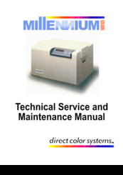 ID badges Millennium 560 Technical & Service Manual