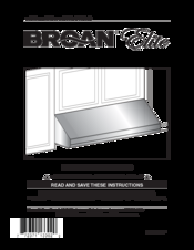 Broan E64000LC SERIES Installation Instructions Manual