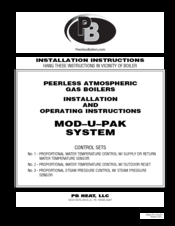 Pb Heat mod-u-pak Installation And Operating Instructions Manual